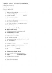 English Worksheet: WAKE ME UP