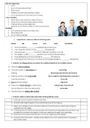 English Worksheet: Business meetings