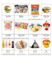English Worksheet: Shopping At The Japanese Convenience Store (Part 2)