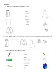 English Worksheet: Consolidation exercises