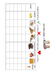 English Worksheet: Do you like these foods