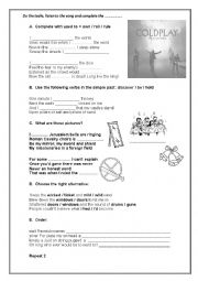 English Worksheet: Viva La Vida