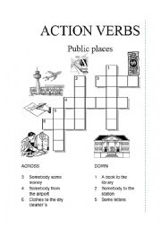 Action Verbs (Public places)