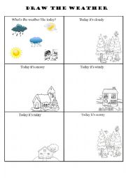 English Worksheet: Whats the weather like today