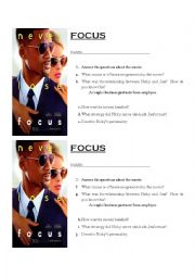 Focus (movie) worksheet 
