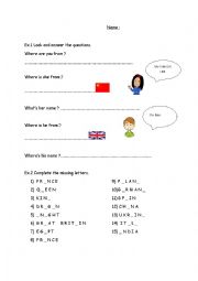 Nationalities test