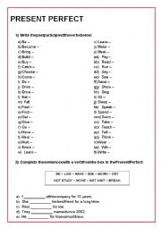 English Worksheet: Present Perfect