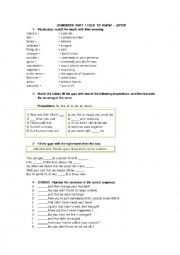 English Worksheet: SOMEBODY I USED TO KNOW