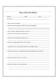 English Worksheet: Story Map Worksheet | Reading Comprehension |