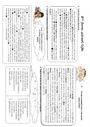 English Worksheet: SCHOOL LIFE 