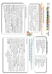 English Worksheet: school Life 