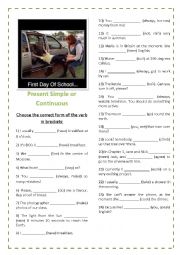 English Worksheet: Present Simple