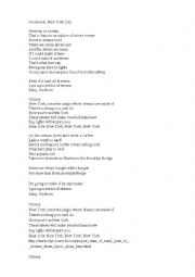 English Worksheet: New York
