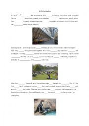 English Worksheet: A Visit to London