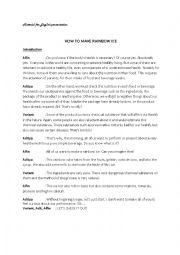 English Worksheet: Procedure Drama