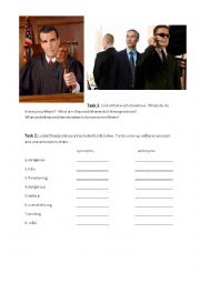 English Worksheet: FCE speaking : dangerous jobs