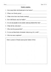 English Worksheet: Hondas surprise reading comprehension