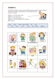 English Worksheet: Present Continuous