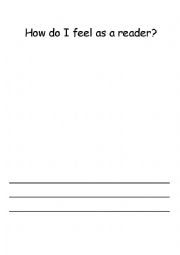 English Worksheet: 1st grade Reading Self Assessment