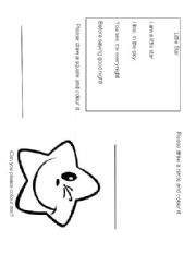 English Worksheet: Little Star