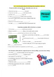 Test 3 (word formation/phrasal verbs/dependent prepositions) (with keys) 