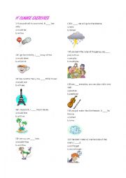English Worksheet: IF CLAUSE