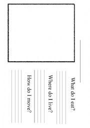 English Worksheet: Invent your own creature 