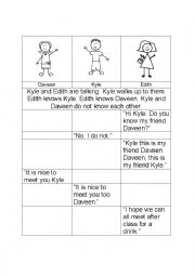 English Worksheet: Introducing Others