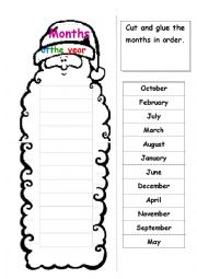 English Worksheet: Months of the year