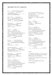English Worksheet: Song Activity - Present simple and adjectives