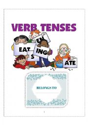 English Worksheet: List of regular and irregular verbs- different tenses