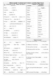 English Worksheet: to be-countries-numbers