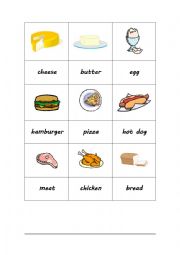 Food flashcards