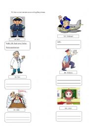 English Worksheet: Jobs
