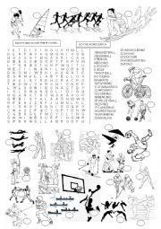 SPORTS - WORDSEARCH