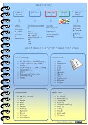 English Worksheet: sentence starters and word order