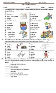 test verbs 