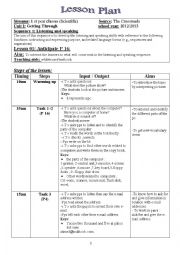English Worksheet: test 2nd year AS