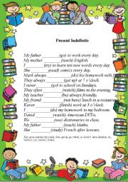 English Worksheet: Present Simple