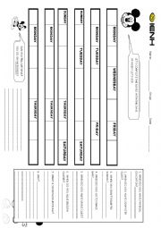 English Worksheet: Days of the Week with Mickey Mouse