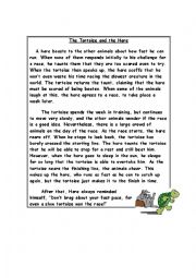 English Worksheet: Fables