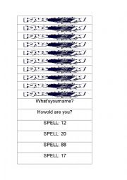 English Worksheet: KABOOM FOR COMPELTE KEY UNIT 1