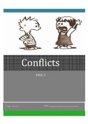 English Worksheet: Conflict