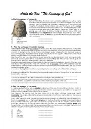 English Worksheet: Attila The Hun