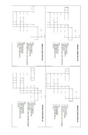 English Worksheet: phrasal verbs with up crossword