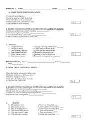 PASSIVE VOICE 4 TESTS 