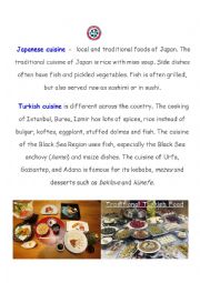 Turkish/Japanese cuisine