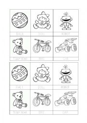 English Worksheet: Toys