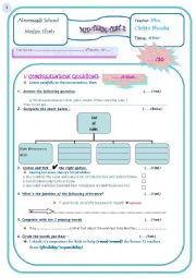 mid-term-test1, 3rd form