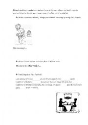 English Worksheet: Past Perfect